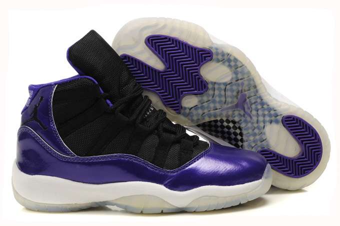 New Packaging Womens Air Jordan 11 Purple Black Durable